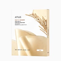 Anua Rice 70 + Ceramide Glow Kolagjen Maskë 4x38g