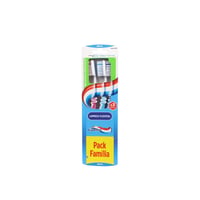 Aquafresh Flexible Cleaning Medium Toothbrush Multiple Colors x3
