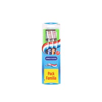 Aquafresh Flexible Cleaning Medium Toothbrush Multiple Colors x3