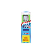 Aquafresh Flexible Cleaning Medium Toothbrush Multiple Colors x3
