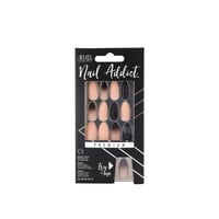 Ardell أظافر Addict ممتاز Artificial أظافر Black Stud Pink Ombre x28