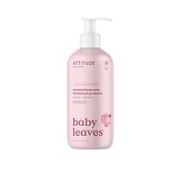 ATTITUDE Baby Leaves Champú y Gel de Baño Sin Perfume 473ml