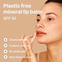 ATTITUDE Oceanly Lip Balm SPF30 Peachy Shell 8.5g (0.3oz)