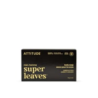 ATTITUDE Super Leaves Men Body Soap Amber & Citrus 113g