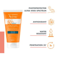 Avène Sun Very High Protection Fluid Fragrance-Free SPF50+ Sunscreen 50ml (1.69floz)