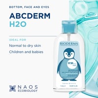 Bioderma ABCDerm H2O Solución Micelar Limpiador Ultra Suave 1L