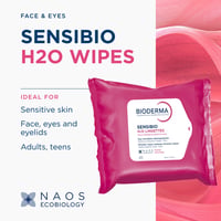 Bioderma Sensibio H2O Micellar Water Makeup Remover Wipes x25