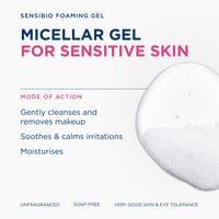 Bioderma Sensibio Soothing Micellar Cleansing Foaming Gel Sensitive Skin 100ml