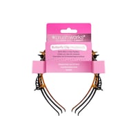 Brushworks Diademas con Pinza de Mariposa x3