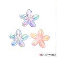Brushworks Fermagli a artiglio "Frosted Flower" x3