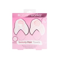 Brushworks Toalhas de Cabelo de Luxo HD x2