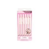 Brushworks Heatless Flexi Curlers x6