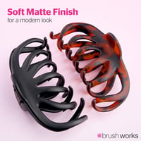 Brushworks Matte Octopus Claw Clips x2