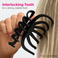 Brushworks Matte Octopus Claw Clips x2