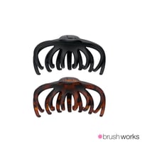 Brushworks Matte Octopus Claw Clips x2
