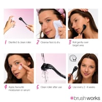 Brushworks Micro Needle Derma Roller 0.75mm