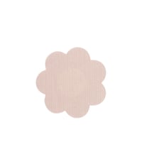 Brushworks Petal Nipple Covers Nude Satin x4 Pairs