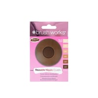 Brushworks Reusable Silicone Nipple Covers x1 Pair