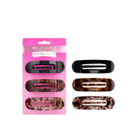 Brushworks Sleek Flat Claw Clips x3