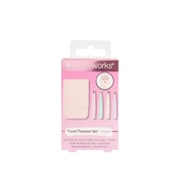 Brushworks Coffret Pinces à Épiler de Voyage Pastels