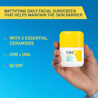CeraVe سائل واقٍ من الشمس غير مرئي بلمسة جافة SPF50+ 50ml