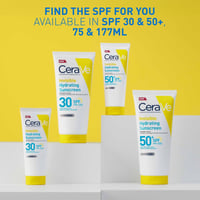 CeraVe Unsichtbare Feuchtigkeitsspendende Sonnencreme SPF50+ 75ml