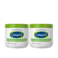 Cetaphil مرطب كريم Dry & للبشرة الحساسة خالي من العطر 453gx2