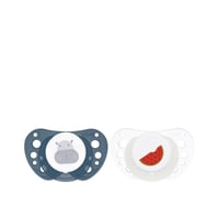 Chicco PhysioForma Air Glow in the Dark Pacifier 16-36m Blue/White x2