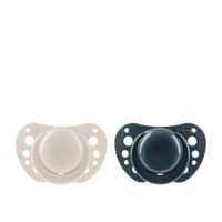 Chicco PhysioForma Air Silicone Pacifier 6-16m White/Blue x2