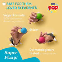 Chicco POP Kids & Teens Fizzy Bath Bombs x3