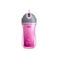Chicco Mix & Match Sport Cup Insulated BPA-Free Plastic Bottle 14m+ Pink 266ml (9floz)