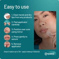 Compeed Invisible Cold Sore Discreet Healing Patch x15