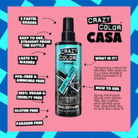 Crazy Color Pastel Spray Bubble Gum 250ml