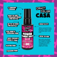 Crazy Color Gotas De Pigmento Concentrado Pink 30ml