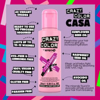 Crazy Color Semi-Permanent Hair Color Cream 41 Cyclamen 100ml