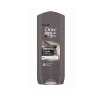 Dove Men+Care Charcoal + Clay Purifying Body, Face & Hair Wash 400ml