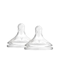 Dr Brown's Options+ Biberon Plastique Sans BPA Col Large Tétine Silicone Débit Y 9m+ x2