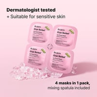 Dr.Jart+ Cryo Sorbet Icy Facial Mask x4 (4x0.03oz)