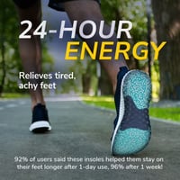 Dr Scholl 24 Hour Energy Multipurpose Insoles Men 40-47.5 x2