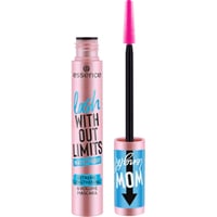 essence Máscara de pestañas «Lash Without Limits» resistente al agua, para un alargamiento y volumen extremos, 03 Negro resistente al agua, 13 ml