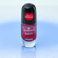 essence Satin Chrome Nail Polish 03 Meta Maroon 8ml