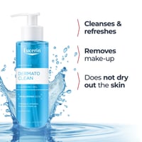 Eucerin DermatoCLEAN جل منظف بحمض الهيالورونيك 200ml