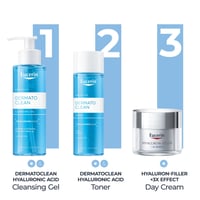 Eucerin DermatoCLEAN جل منظف بحمض الهيالورونيك 200ml