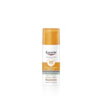 Eucerin Sun Oil Control Obarvan Gel-Krem Dry Touch za Sončenje ZF50+ Medium 50ml