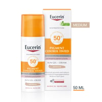 Eucerin Sun Pigment Control Sun Tinted Gel-Cream Sunscreen SPF50+ Medium 50ml