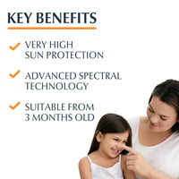 Eucerin Sun Sensitive Protect Kids Dry Touch Sun Gel-Cream Sunscreen SPF50+ 200ml (6.76floz)