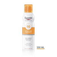 Eucerin Sun Oil Control Spray Dry Touch Transparentes Sonnenschutzspray SPF50 200ml