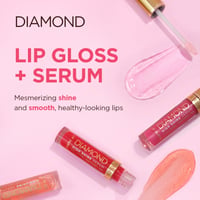 Eveline Cosmetics Diamond ملمع شفاه بتأثير السيروم عالي اللمعان 18 Cinderella 5ml