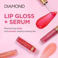 Eveline Cosmetics Diamond سيروم لمعان عالي مرطب شفاه لامع 23 Cranberry 5ml
