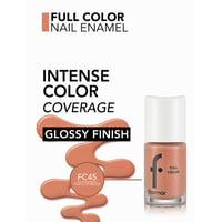 Flormar Full Color Nail Enamel 45 Peach Sparkler 8ml